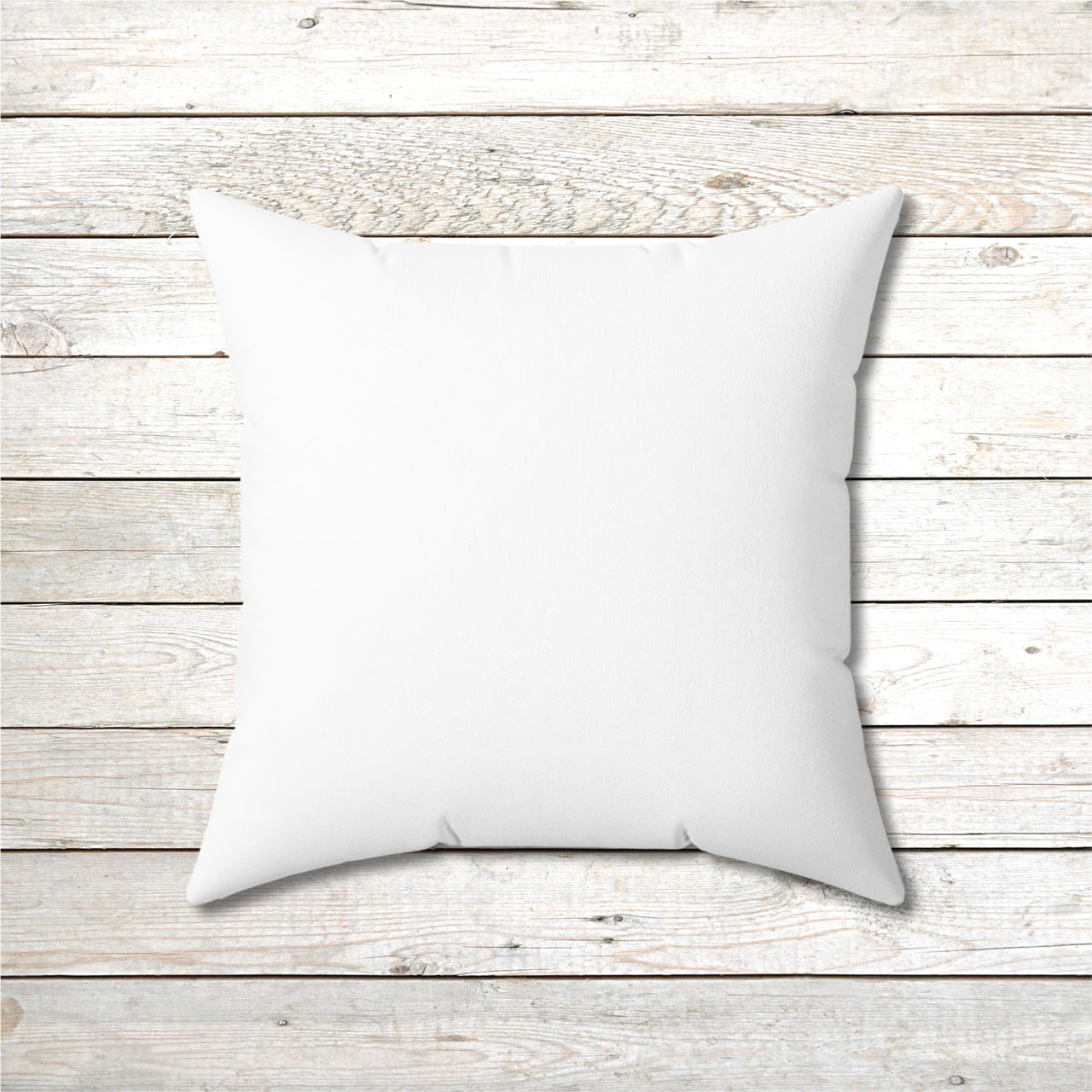 Reversible Throw Pillow, Follow the Father - White Back