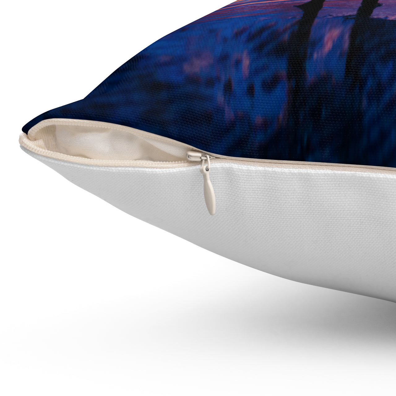 Reversible Throw Pillow, Follow the Father - White Back
