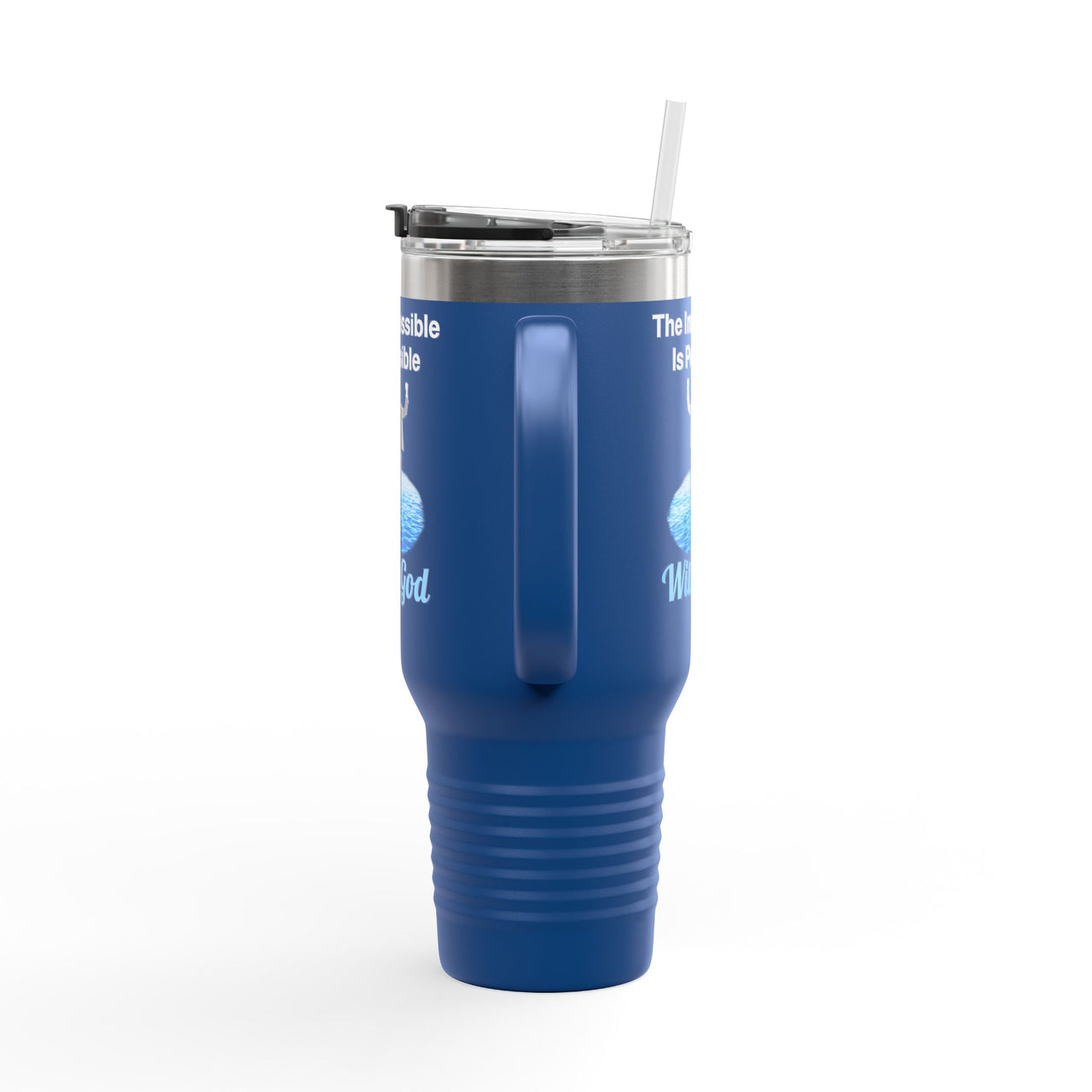 Polar Camel Travel Mug - 40oz Stainless Steel, Walk on Water Man