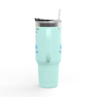 Polar Camel Travel Mug - 40oz Stainless Steel, Walk on Water Man