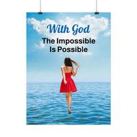 Poster, Walk on Water Woman