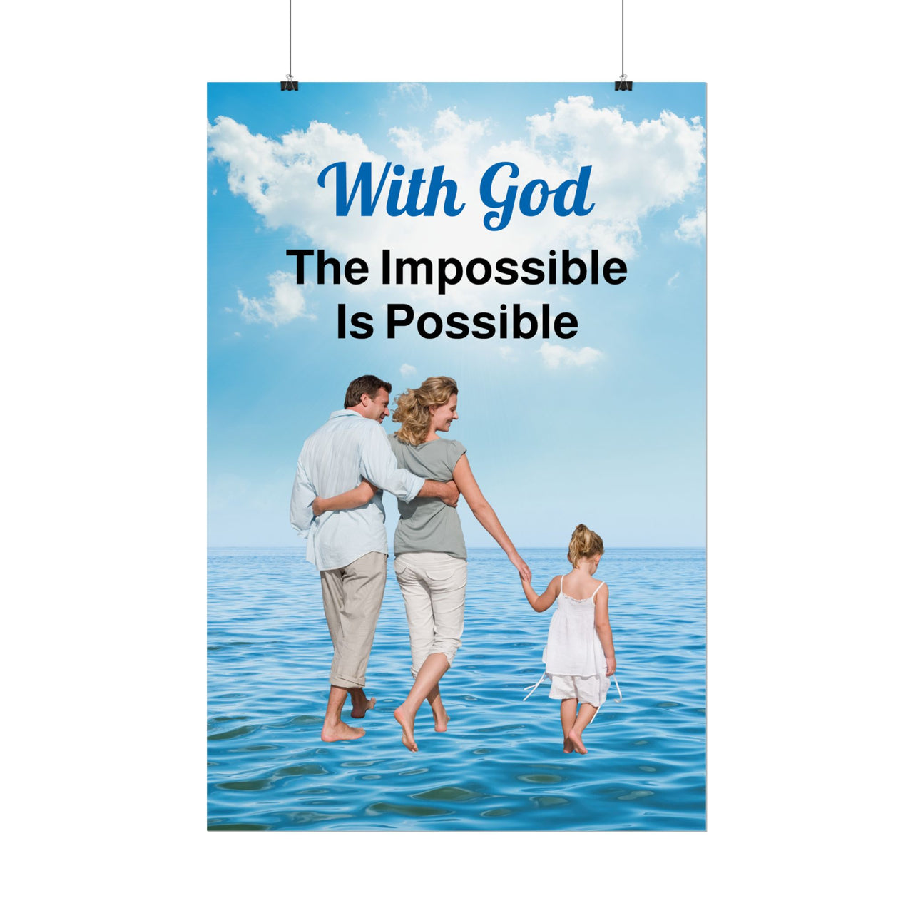 Poster, Walk on Water Family