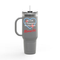 Polar Camel Travel Mug - 40oz Stainless Steel, Miracles Happen