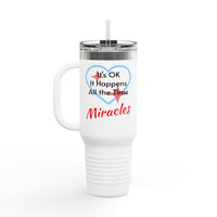 Polar Camel Travel Mug - 40oz Stainless Steel, Miracles Happen