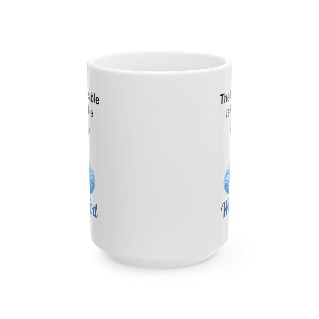 Ceramic Mug (11oz, 15oz), Walk on Water Man