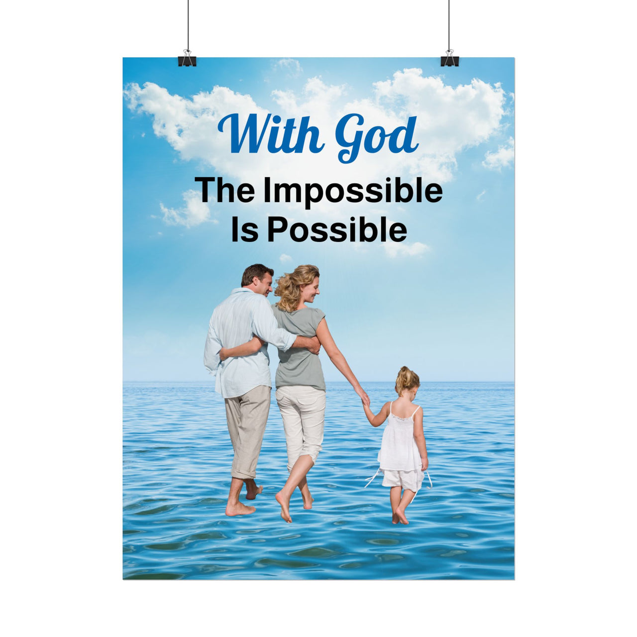 Poster, Walk on Water Family