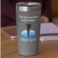20oz faith-based stainless steel tumbler with 