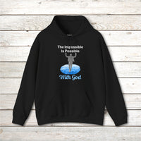 Gildan Adult Unisex Hoodie, Walk on Water Man