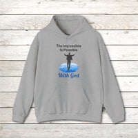 Gildan Adult Unisex Hoodie, Walk on Water Man