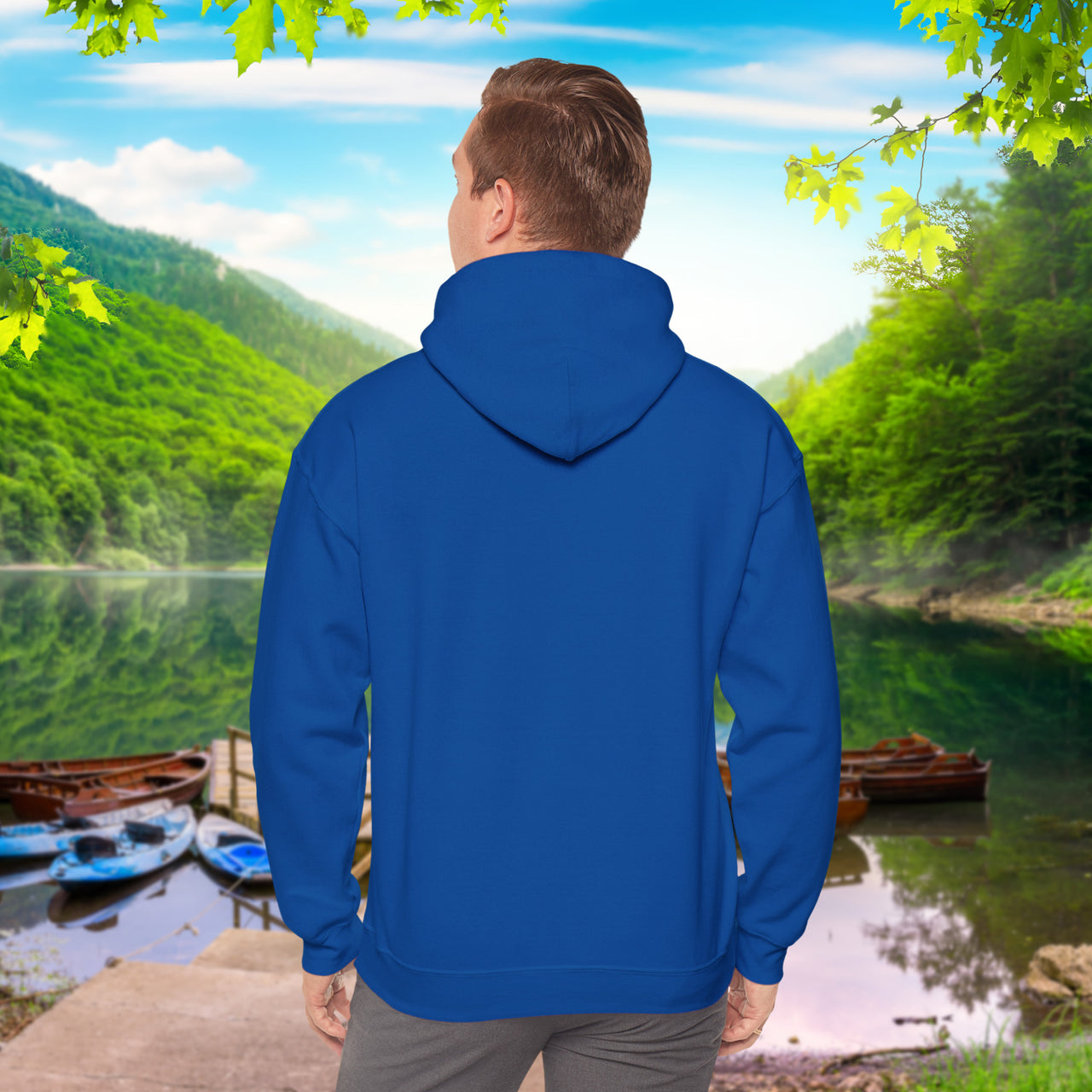 Gildan Adult Unisex Hoodie, Walk on Water Man