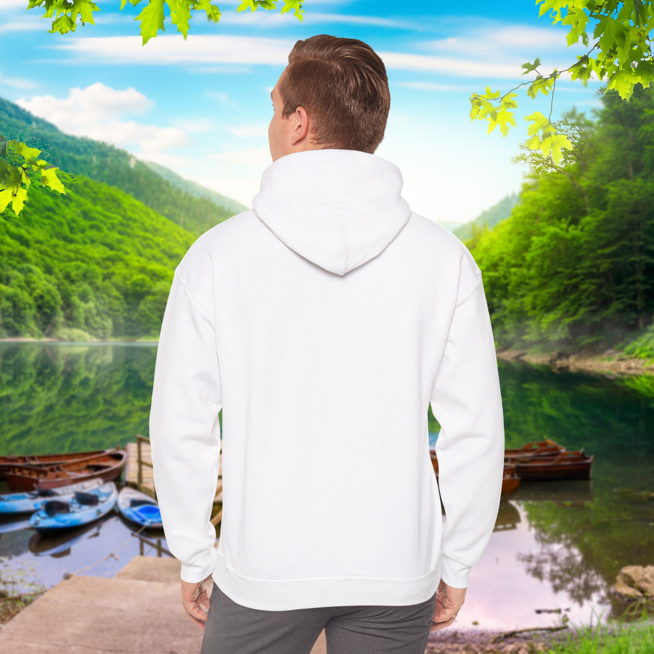 Gildan Adult Unisex Hoodie, Walk on Water Man