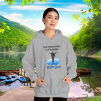 Gildan Adult Unisex Hoodie, Walk on Water Man