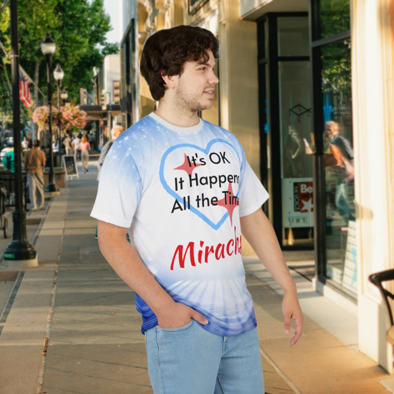Signature Adult Unisex Activewear Shirt, Miracles Happen