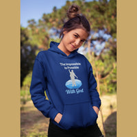Gildan Youth Unisex Hoodie, Walk on Water Teen