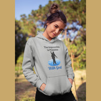 Gildan Youth Unisex Hoodie, Walk on Water Teen