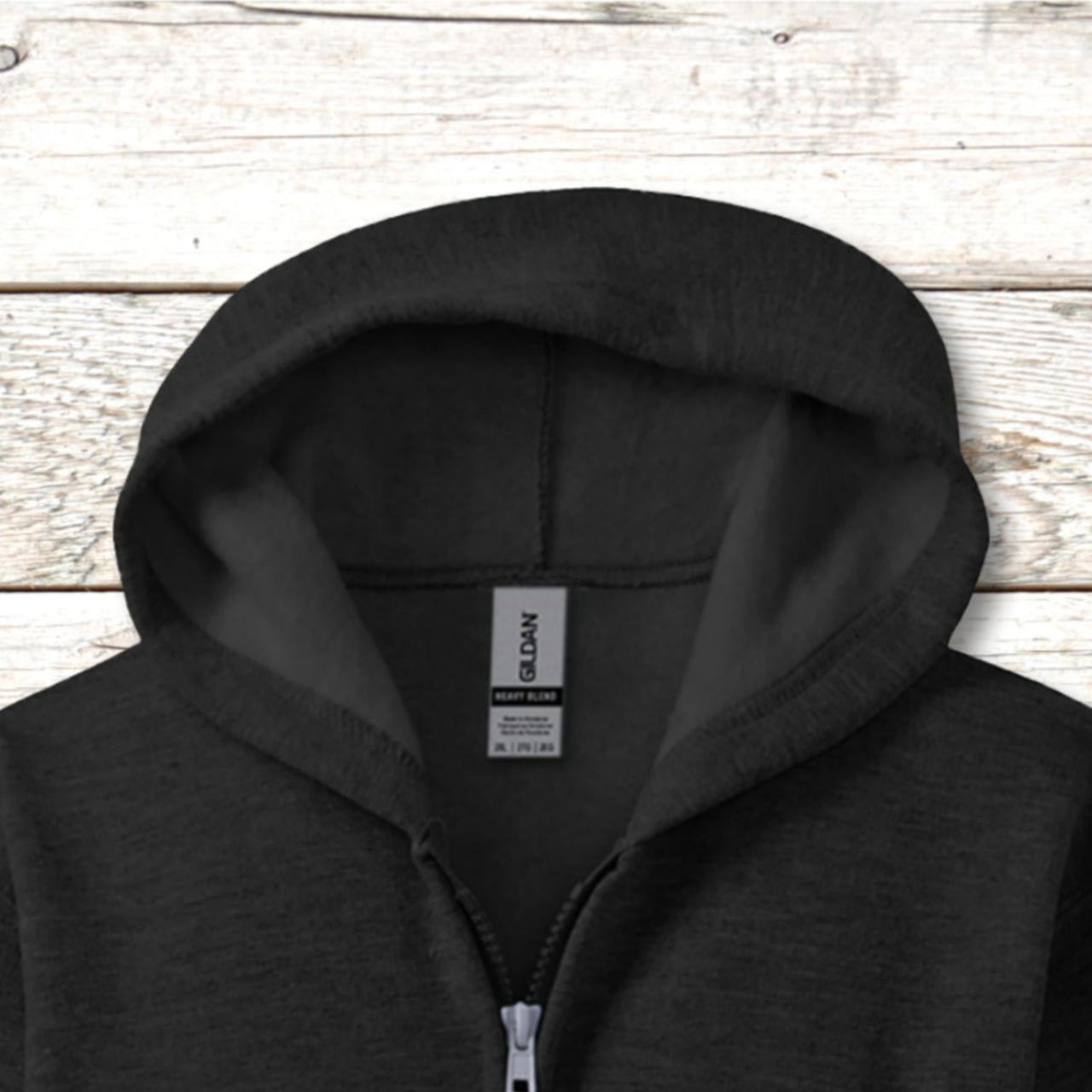 Gildan Youth Unisex Zip-Up Hoodie, Walk on Water Teen (Image on Back)