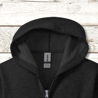 Gildan Youth Unisex Zip-Up Hoodie, Walk on Water Teen (Image on Back)