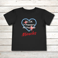 Bella+Canvas Toddler T-Shirt, Miracles Happen