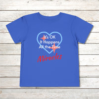 Bella+Canvas Toddler T-Shirt, Miracles Happen