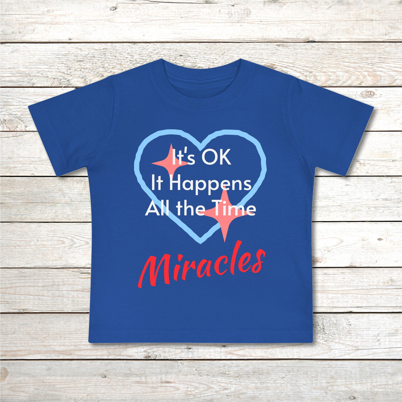 Bella+Canvas Baby T-Shirt, Miracles Happen