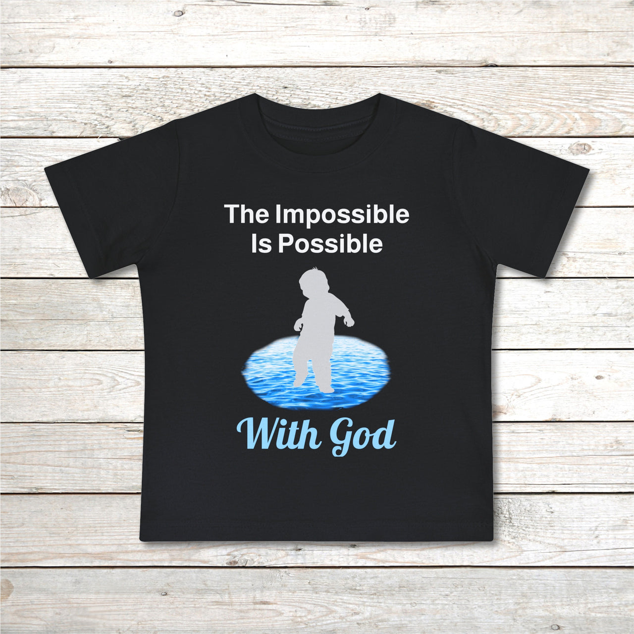 Bella+Canvas Baby T-Shirt, Walk on Water Baby