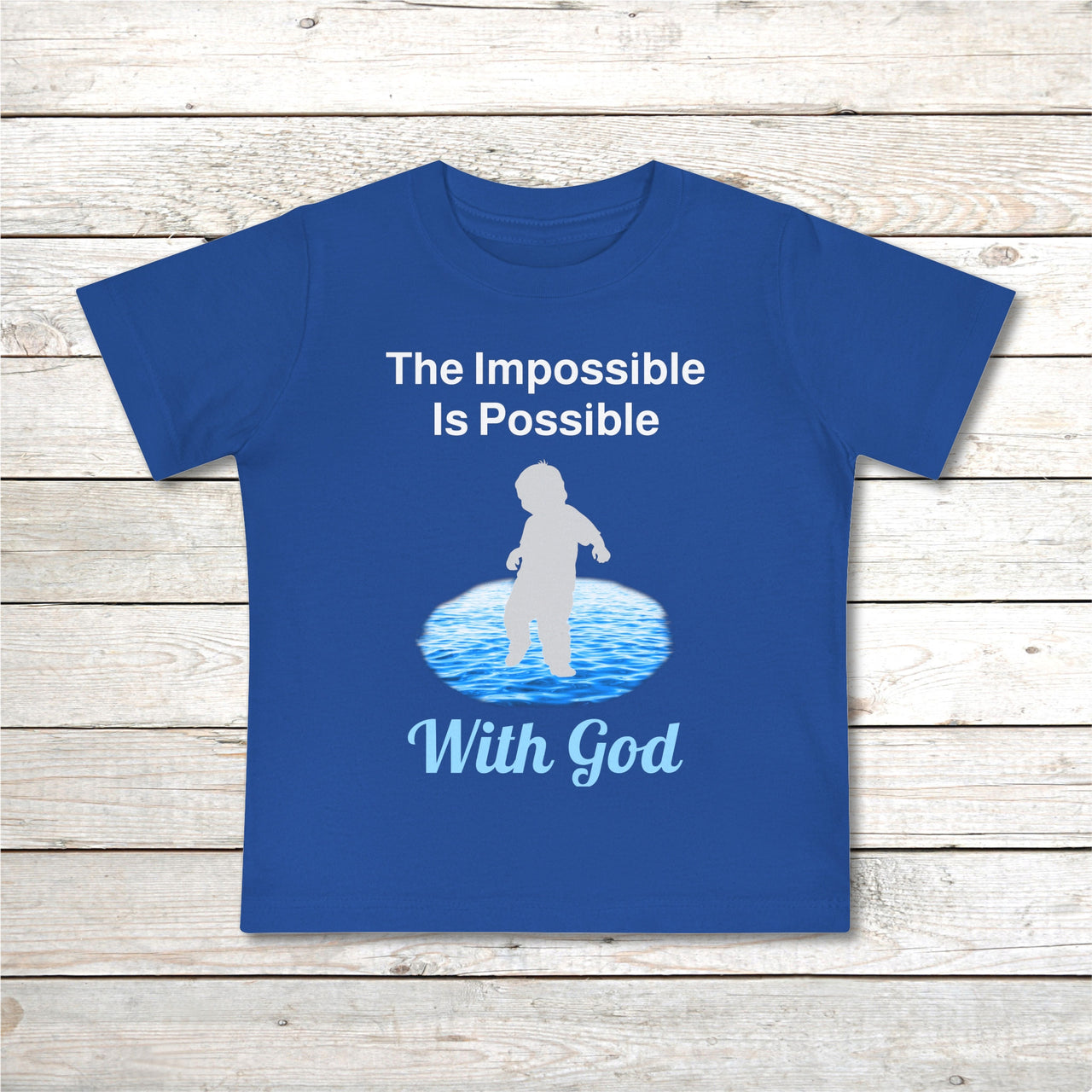 Bella+Canvas Baby T-Shirt, Walk on Water Baby