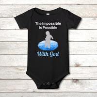 Bella+Canvas Baby Onesie, Walk on Water Baby