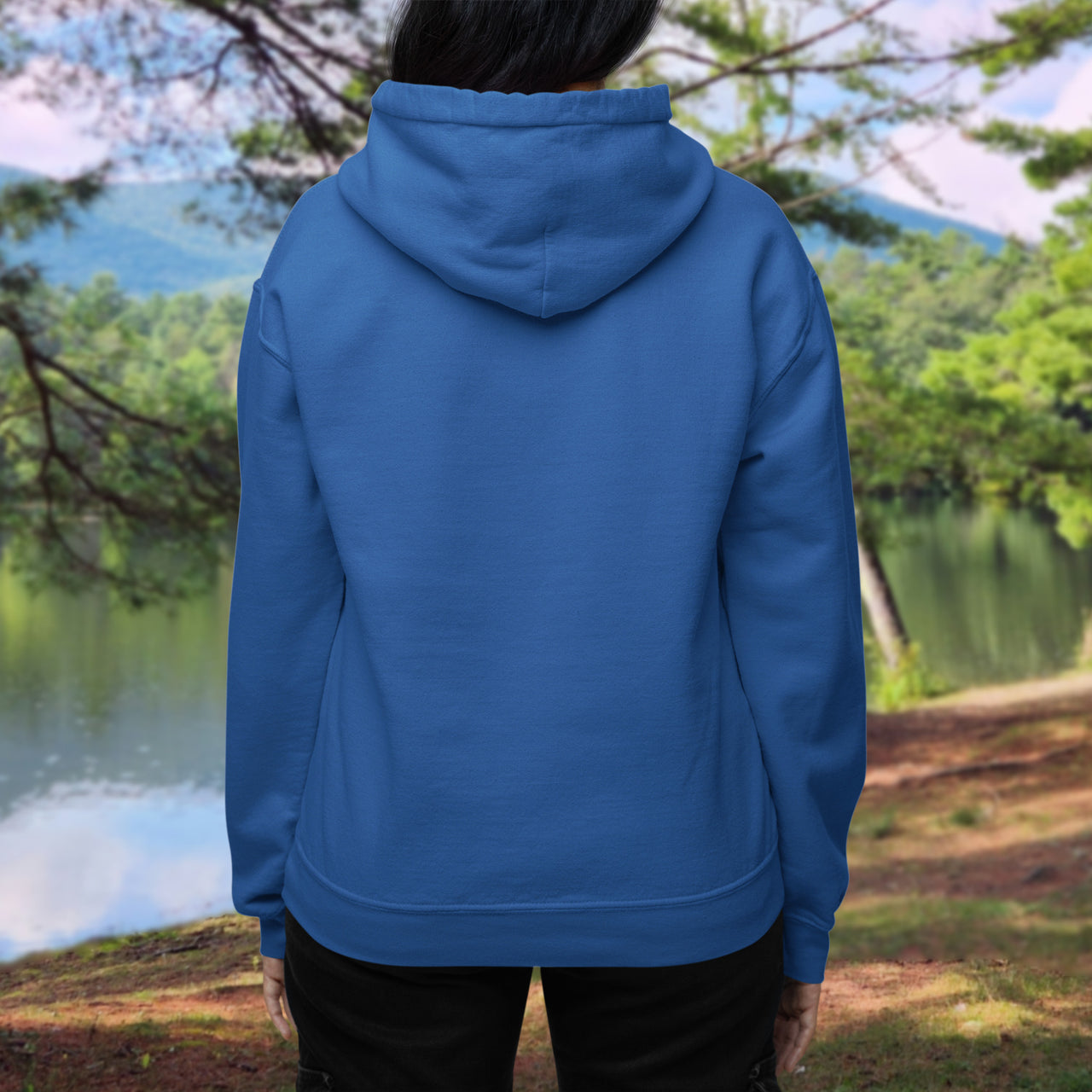 Gildan Adult Unisex Hoodie, Walk on Water Woman
