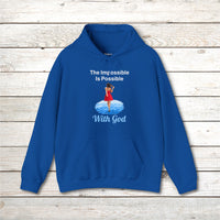 Gildan Adult Unisex Hoodie, Walk on Water Woman