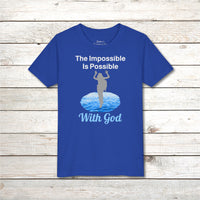 Bella+Canvas Youth Unisex T-Shirt, Walk on Water Girl