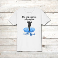 Bella+Canvas Youth Unisex T-Shirt, Walk on Water Girl