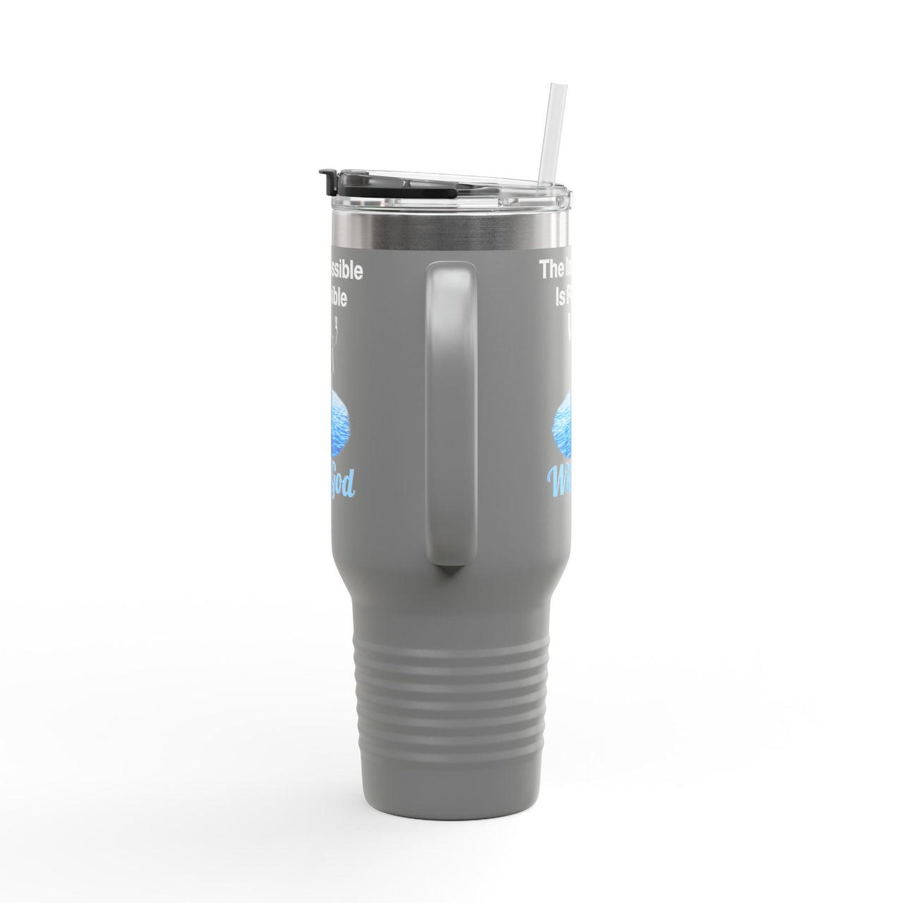 Polar Camel Travel Mug - 40oz Stainless Steel, Walk on Water Man