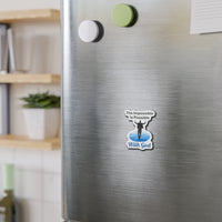 Vinyl Die-Cut Magnet, Walk on Water Man