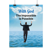 Poster, Walk on Water Man