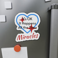 Vinyl die-cut magnet with 